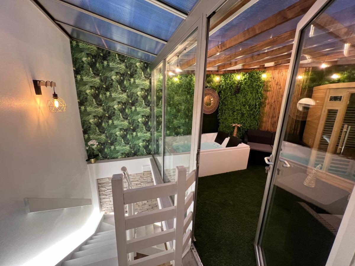 Spa De Charme 6 Pers Avec Jacuzzi & Sauna Privatifs Au Coeur De Ville - Esprit Coco Mylhúzy Exteriér fotografie